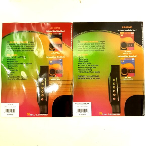 Hal Leonard Guitar Method Complete Edition Books 1, 2, 3, 12 x 9 Songbook - Picture 3 of 5